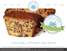 Tablet Screenshot of caryscakes.co.uk